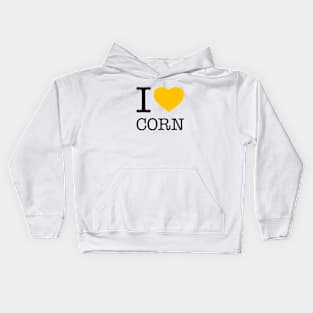 I LOVE CORN Kids Hoodie